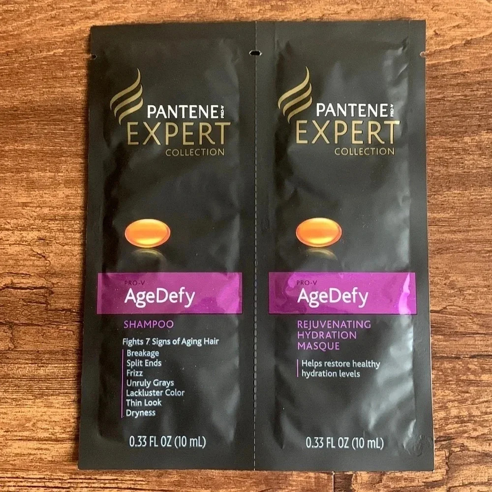Pantene Pro-V Age Defy Shampoo Conditioning Masque 2 Travel Size Packs New